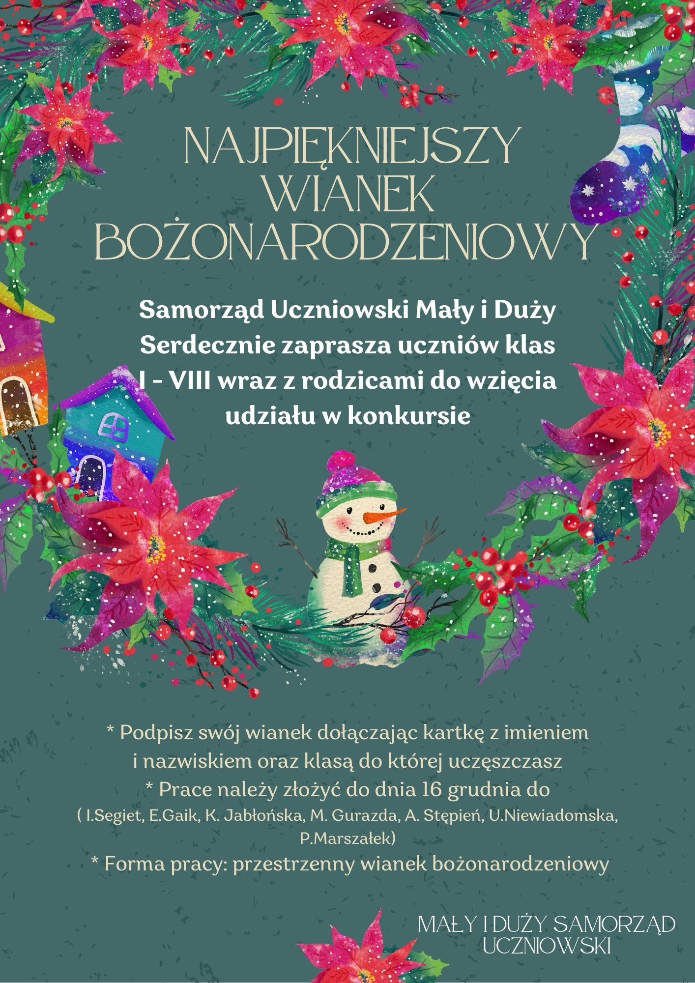 plakat konkursowy