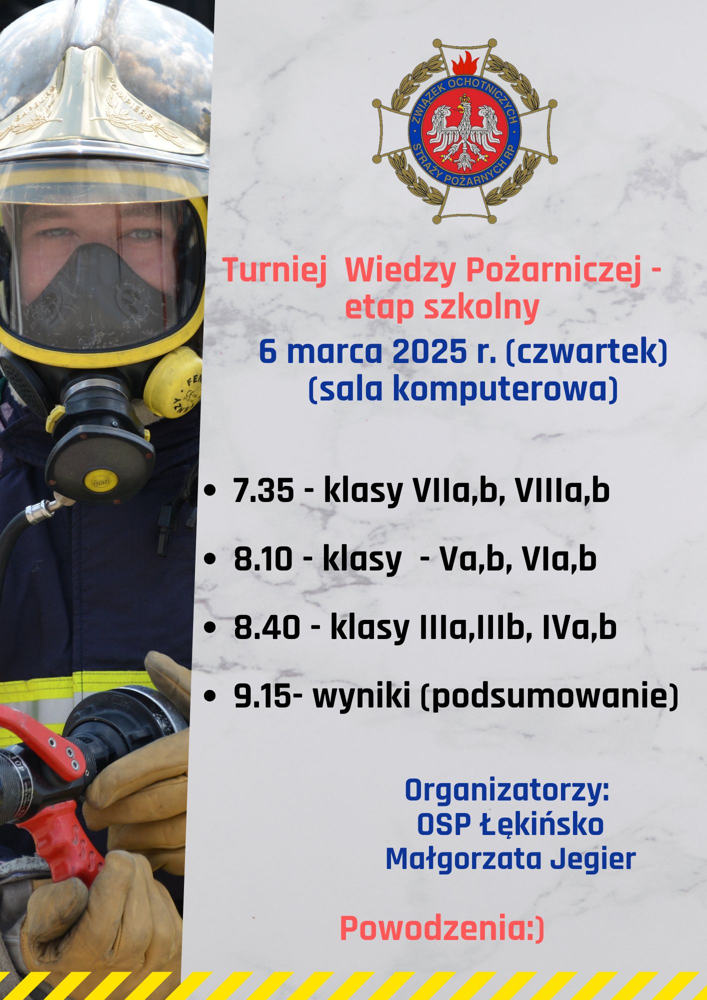 plakat - zaproszenie do udziału w konkursie