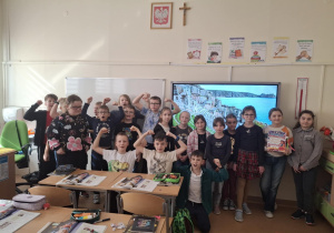 Uczniowie klasy 3b