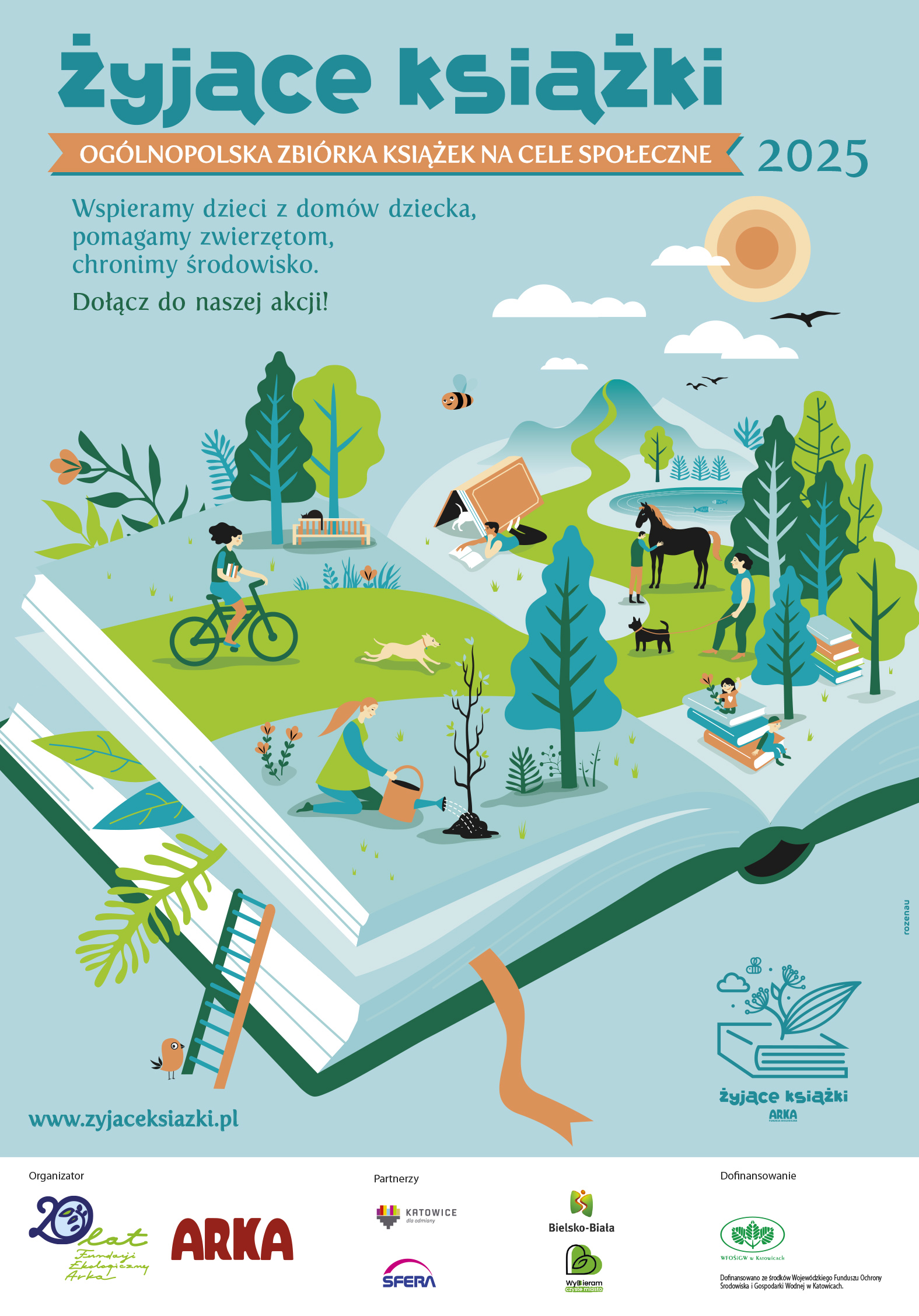 plakat akcji Fundacji Ekologicznej ARKA