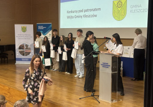Uroczyste wręczenie nagród w ZSP w Kleszczowie