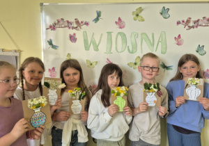Prezentacja wykonanych wazonów.