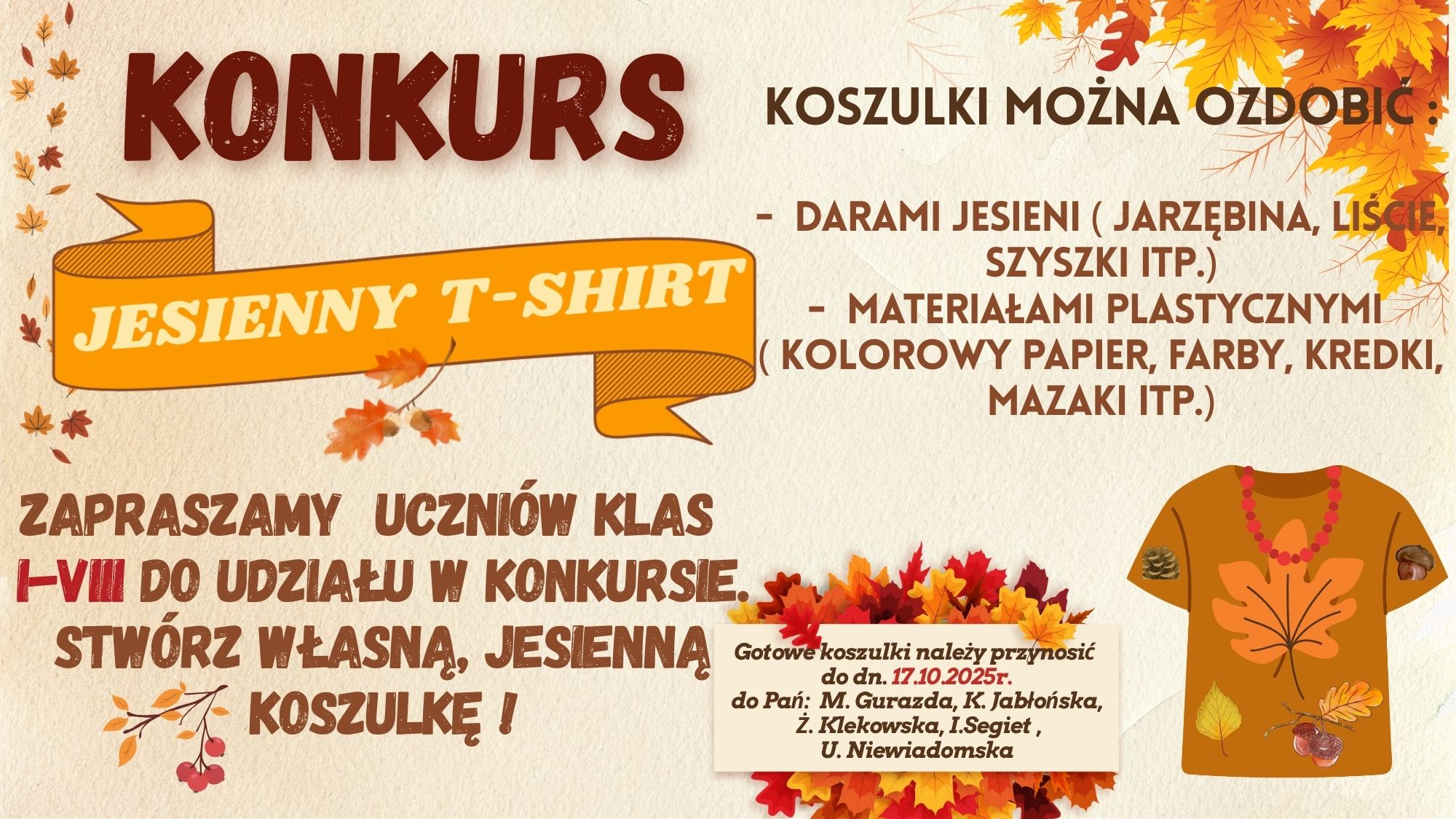 plakat konkursowy