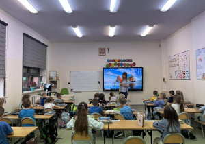 Zajęcia w klasie 1a w ramach realizacji projektu