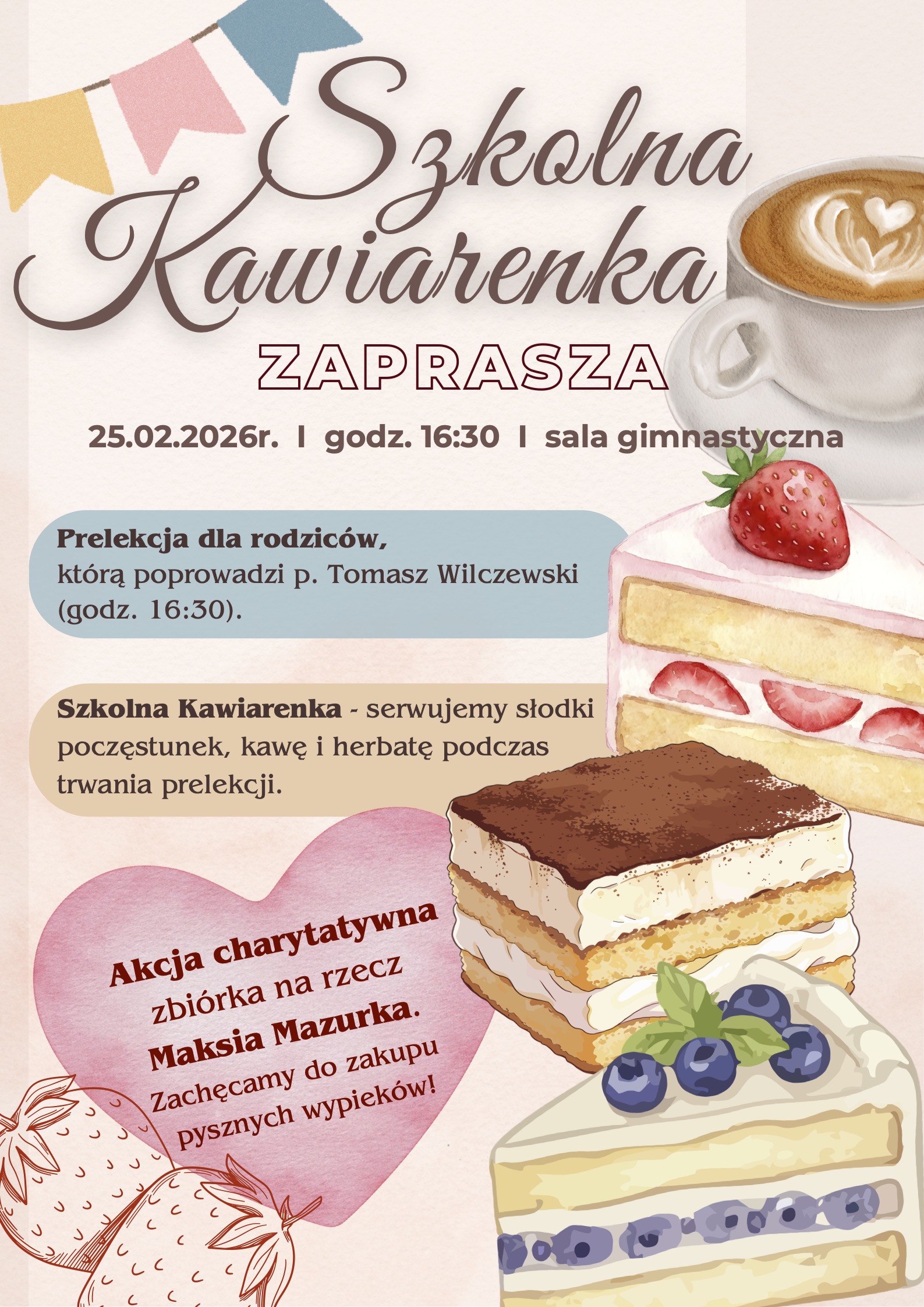 plakat - zaproszenie na wydarzenie