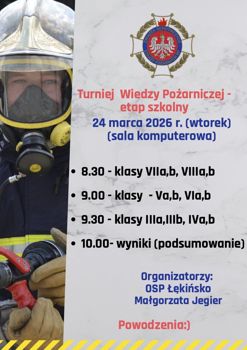 plakat informacyjny o konkursie