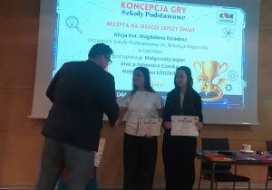 Wręczanie nagród w Konkursie GEEK