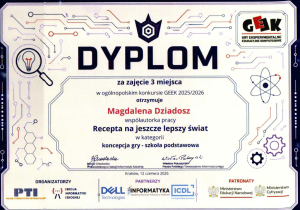 dyplom Magdy Dziadosz