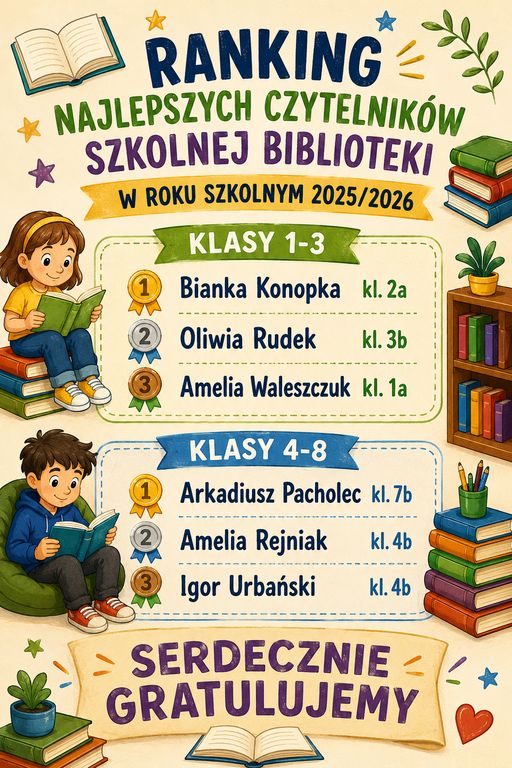 Ranking czytelnik&oacute;w