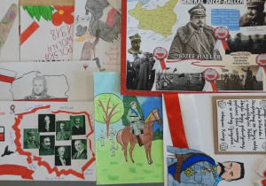 Praca ucznia SP Łękińsko w Międzynarodowym Konkursie Plastycznym LAURKA DLA BOHATERA - In memory of…
