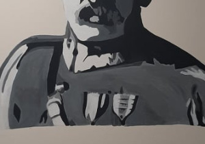 Mural w pracowni historycznej