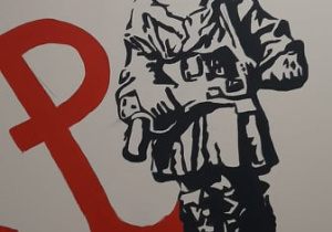 Mural w pracowni historycznej