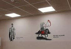 Mural w pracowni historycznej