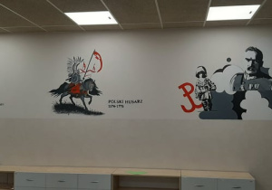 Mural w pracowni historycznej