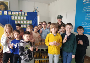 Uczniowie kl.IIIa z wychowawcą