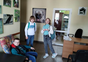 Wizyta w schronisku.