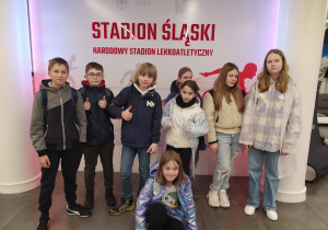 Stadion Śląski - tablica powitalna.