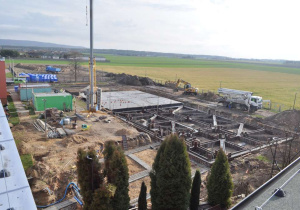 Teren budowy w dniu 122 listopada 2019 r.