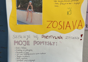 Plakat uczennicy klasy 5a