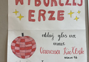 Plakat uczennicy klasy 8b