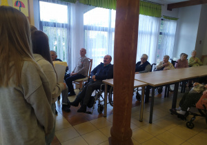 Odwiedziny w DPS Kleszczów.
