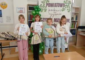 Zwycięzcy I Powiatowego Konkursu Czytania ze Zrozumieniem „Czytam, rozumiem, myślę”