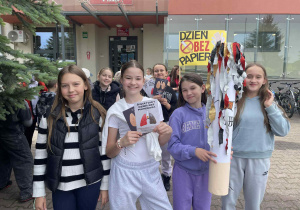 Uczestniczki ulicznego happeningu
