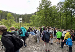 Cała grupa na szlaku