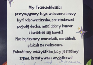 Przysięga z podpisami
