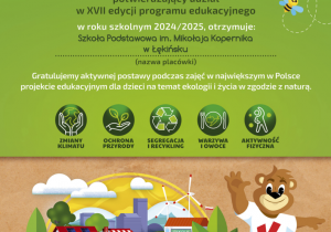 certyfikat uczestnictwa w programie