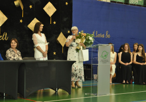 Pożegnanie odchodzącej na emeryturę pani Jolanty Posmyk
