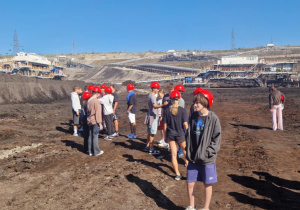 Wycieczka klas ósmych do Kopalni Węgla Brunatnego KWB Bełchatów