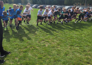 start biegu chłopców
