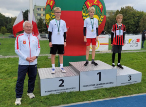 Grad medali naszych sportowców.