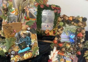 Ramki wykonane przez uczniów.