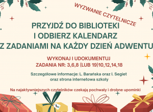 Wyzwanie czytelnicze na Adwent 2025