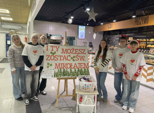 „I Ty możesz zostać Św. Mikołajem” – nasi wolontariusze w akcji