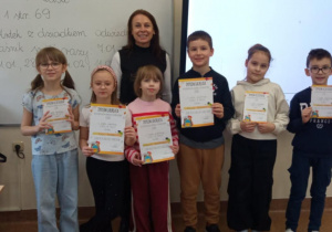 Uczestnicy konkursu LEON z klasy 2a