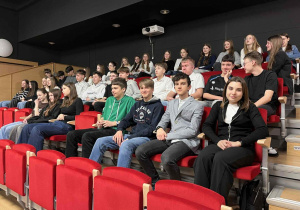 Uczniowie naszej szkoły na widowni