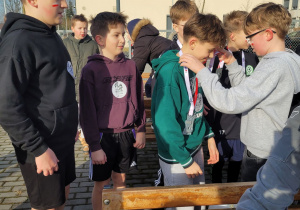 wręczanie medali za 2 miejsce