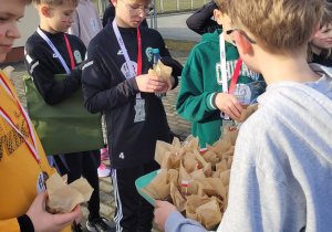 poczęstunek dla uczniów