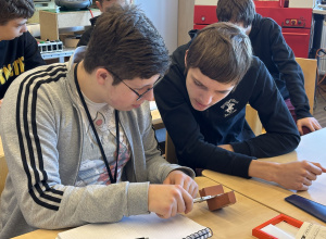 Wizyta ósmoklasistów w Zespole Szkół Ponadpodstawowych w Kleszczowie