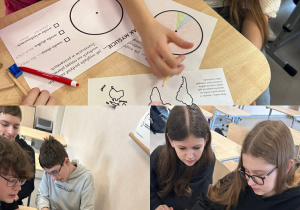 Uczniowie klas 7-8 Wykonują zadania