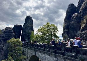 Most na punkcie widokowym Bastei.