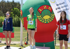 Zawodniczki na podium