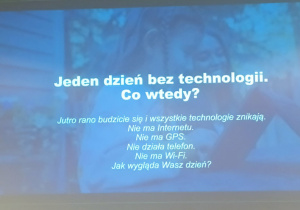 Jeden dzień bez technologii - refleksje