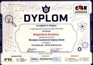 dyplom Magdy Dziadosz