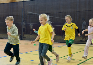 Sportowe zabawy ruchowe.