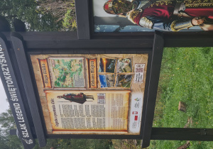 ekspozycja w Parku Legend Świętokrzyskich