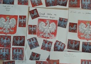 Prace uczniów SP Łękińsko „Znak Orła na przestrzeni dziejów”